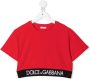 Dolce & Gabbana Kids Cropped T-shirt Rood - Thumbnail 1