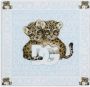Dolce & Gabbana Kids Deken met luipaardprint Blauw - Thumbnail 1