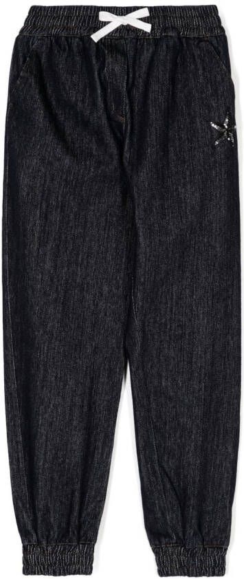 Dolce & Gabbana Kids Denim broek Blauw