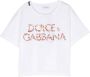 Dolce & Gabbana Kids T-shirt met logoprint Wit - Thumbnail 1