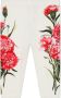 Dolce & Gabbana Kids Legging met bloe print Wit - Thumbnail 1