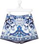 Dolce & Gabbana Kids High waist shorts Blauw - Thumbnail 1