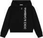 Dolce & Gabbana Kids Hoodie met logoprint Zwart - Thumbnail 1