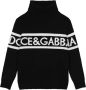 Dolce & Gabbana Kids Intarsia trui Zwart - Thumbnail 1