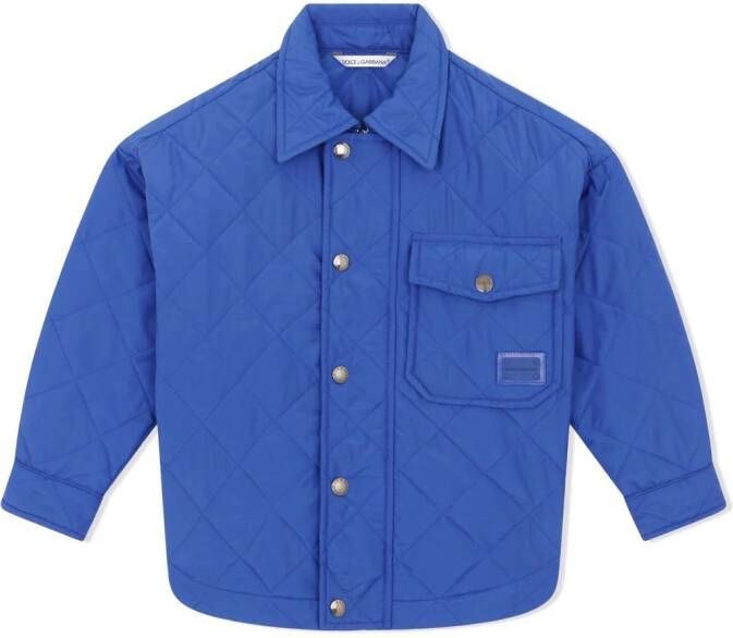 Dolce & Gabbana Kids Jack met borstzak Blauw