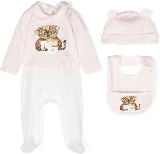 Dolce & Gabbana Kids Babypakje met jacquard Wit