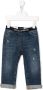 Dolce & Gabbana Kids Jeans met logoband Blauw - Thumbnail 1