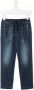 Dolce & Gabbana Kids Jeans met trekkoordtaille Blauw - Thumbnail 1