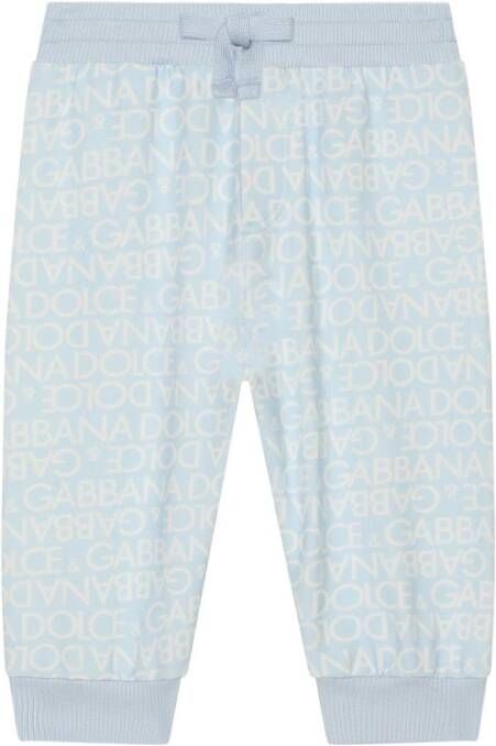 Dolce & Gabbana Kids Jersey legging Blauw