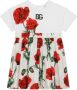 Dolce & Gabbana Kids Jurk met bloe print Wit - Thumbnail 1