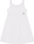 Dolce & Gabbana Kids Popeline jurk met broderie anglaise Wit - Thumbnail 1