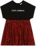 Dolce & Gabbana Kids Jurk met logoprint Zwart - Thumbnail 1