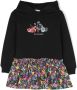 Dolce & Gabbana Kids Jurk met logoprint Zwart - Thumbnail 1