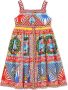 Dolce & Gabbana Kids Jurk met print kinderen katoen 10 Rood - Thumbnail 1