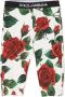 Dolce & Gabbana Kids Legging met roosprint Wit - Thumbnail 1