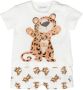 Dolce & Gabbana Kids Babypakje met luipaardprint Wit - Thumbnail 1