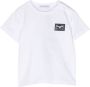 Dolce & Gabbana Kids T-shirt met logoplakkaat Wit - Thumbnail 1