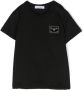 Dolce & Gabbana Kids T-shirt met logoplakkaat Zwart - Thumbnail 1