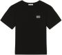 Dolce & Gabbana Kids Katoenen T-shirt met logo Zwart - Thumbnail 1