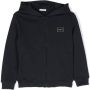 Dolce & Gabbana Kids Hoodie met logoplakkaat Blauw - Thumbnail 1