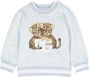 Dolce & Gabbana Kids Sweater met logoprint Blauw - Thumbnail 1