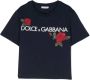 Dolce & Gabbana Kids T-shirt met logoprint Blauw - Thumbnail 1