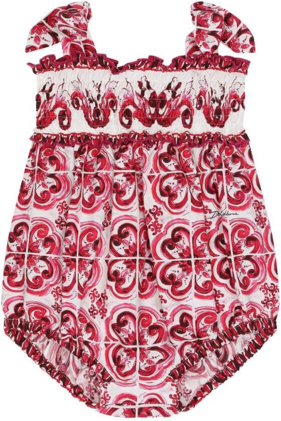 Dolce & Gabbana Kids T-shirt met print Wit