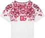 Dolce & Gabbana Kids T-shirt met print Wit - Thumbnail 1