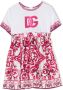 Dolce & Gabbana Kids Mouwloze mini-jurk Roze - Thumbnail 1
