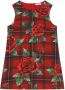 Dolce & Gabbana Kids Mini-jurk met tartan ruit Rood - Thumbnail 1