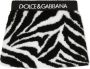 Dolce & Gabbana Kids Mini-rok van imitatiebont met zebraprint Wit - Thumbnail 1
