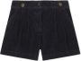 Dolce & Gabbana Kids Ribfluwelen shorts Blauw - Thumbnail 1