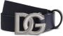 Dolce & Gabbana Kids Riem met logogesp Blauw - Thumbnail 1