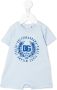 Dolce & Gabbana Kids Romper met logoprint Blauw - Thumbnail 1