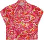 Dolce & Gabbana Kids Shirt met paisley-print Roze - Thumbnail 1