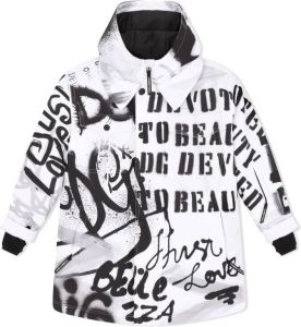 Dolce & Gabbana Kids Shirtjack met capuchon Zwart