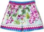 Dolce & Gabbana Kids Shorts met bloe print Blauw - Thumbnail 1