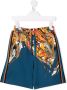 Dolce & Gabbana Kids Shorts met print Blauw - Thumbnail 1