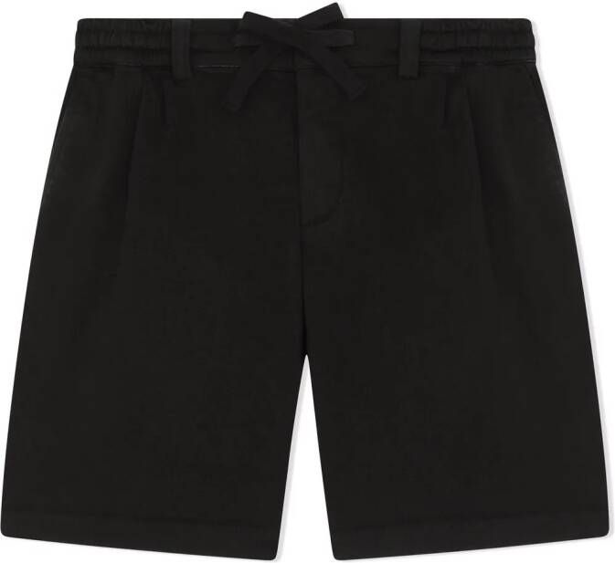 Dolce & Gabbana Kids Shorts met trekkoord Zwart