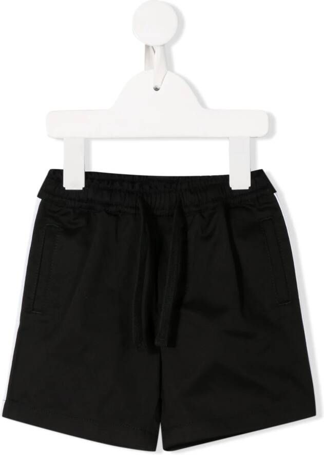 Dolce & Gabbana Kids Shorts met zijstreep Zwart