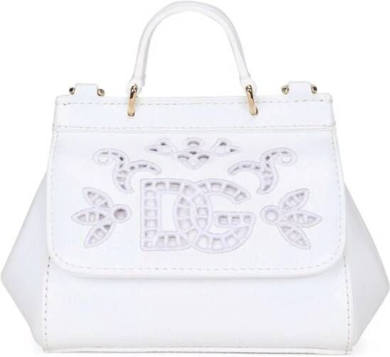 Dolce & Gabbana Kids Sicily kleine tas Wit