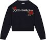Dolce & Gabbana Kids Sweater met geborduurd logo Zwart - Thumbnail 1