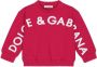 Dolce & Gabbana Kids Sweater met logo Rood - Thumbnail 1