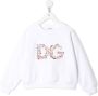 Dolce & Gabbana Kids Sweater met logo Wit - Thumbnail 1