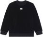 Dolce & Gabbana Kids Badstof sweater met logoprint Zwart - Thumbnail 1