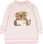 Dolce & Gabbana Kids Sweater met logoprint Roze - Thumbnail 1