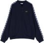 Dolce & Gabbana Kids Sweater met logostreep Blauw - Thumbnail 1