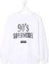 Dolce & Gabbana Kids Sweater met tekst Wit - Thumbnail 1