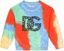 Dolce & Gabbana Kids Sweater met tie-dye print Blauw - Thumbnail 1
