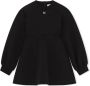 Dolce & Gabbana Kids Sweaterjurk met logoplakkaat Zwart - Thumbnail 1